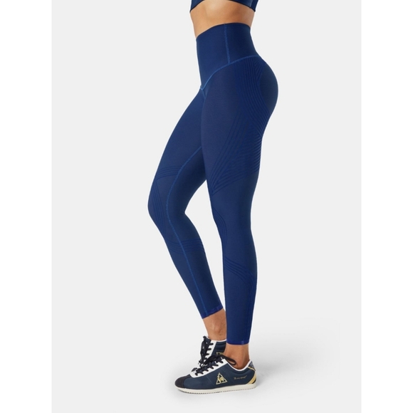 Fanka Pants - Fanka Body Sculpt Leggings (Reversible Wear) Navy Blue Lift N Curve S